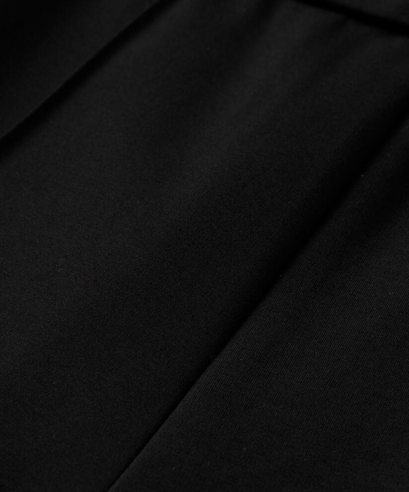 Pantalon En Jersey Épais Avec Poches, Black