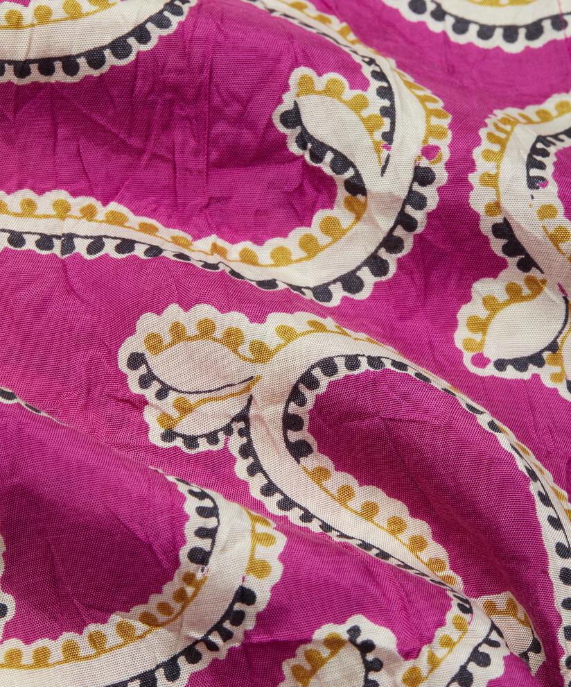 robe chemise à motif en viscose, Wild Aster