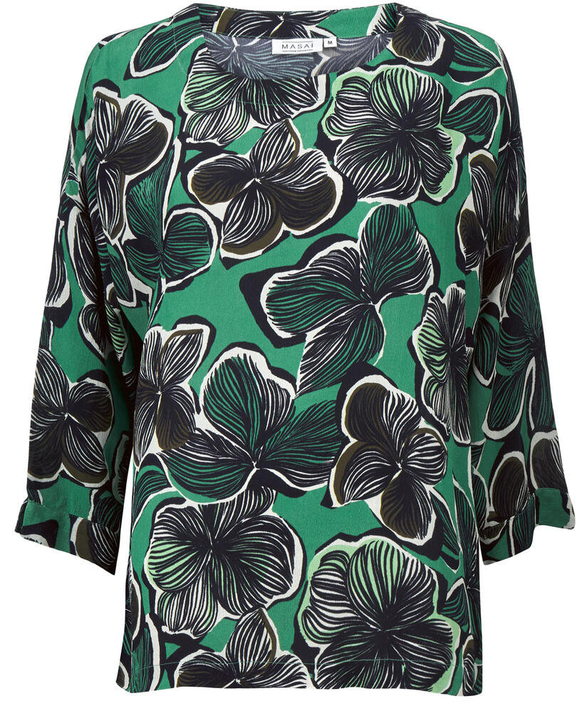 BECCA TOP, Bottle Green