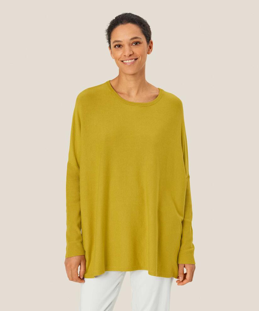 Pull Oversize À Manches Étroites, Burnish Gold