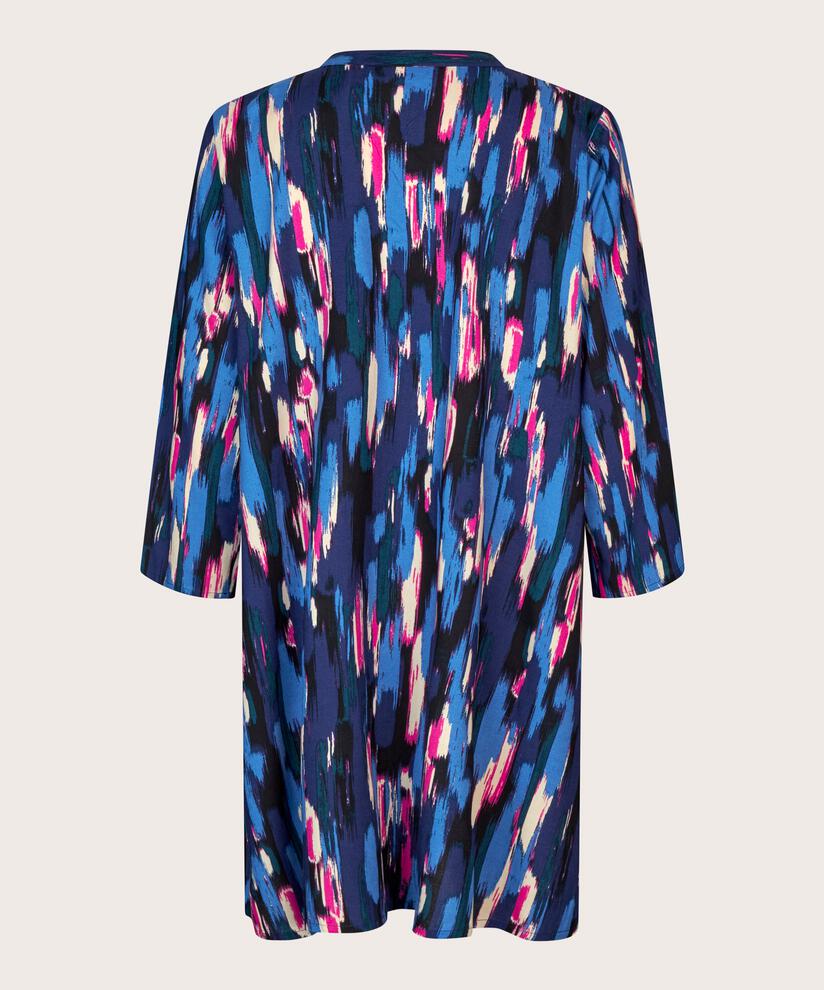 tunique en viscose imprimée à manches 3/4, Federal Blue