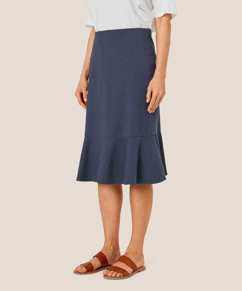 jupe en jersey avec taille élastique, Mood Indigo