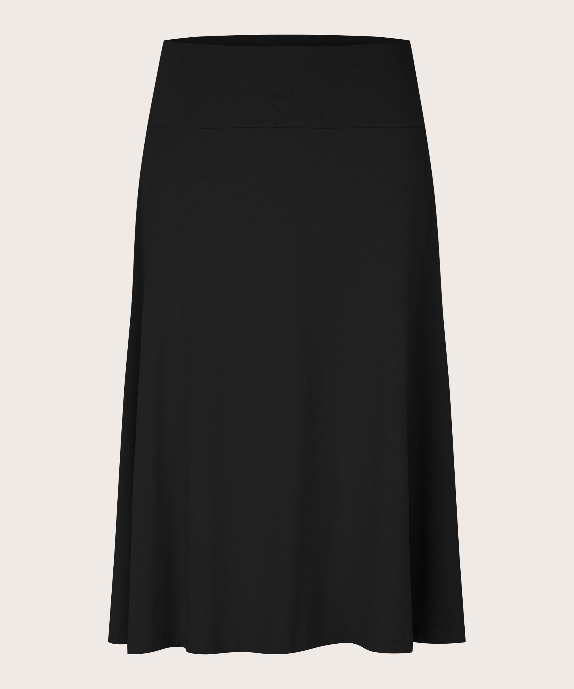 jupe classique en jersey stretch, Black