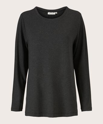 top en jersey avec plis dans le dos, D. Grey mel.