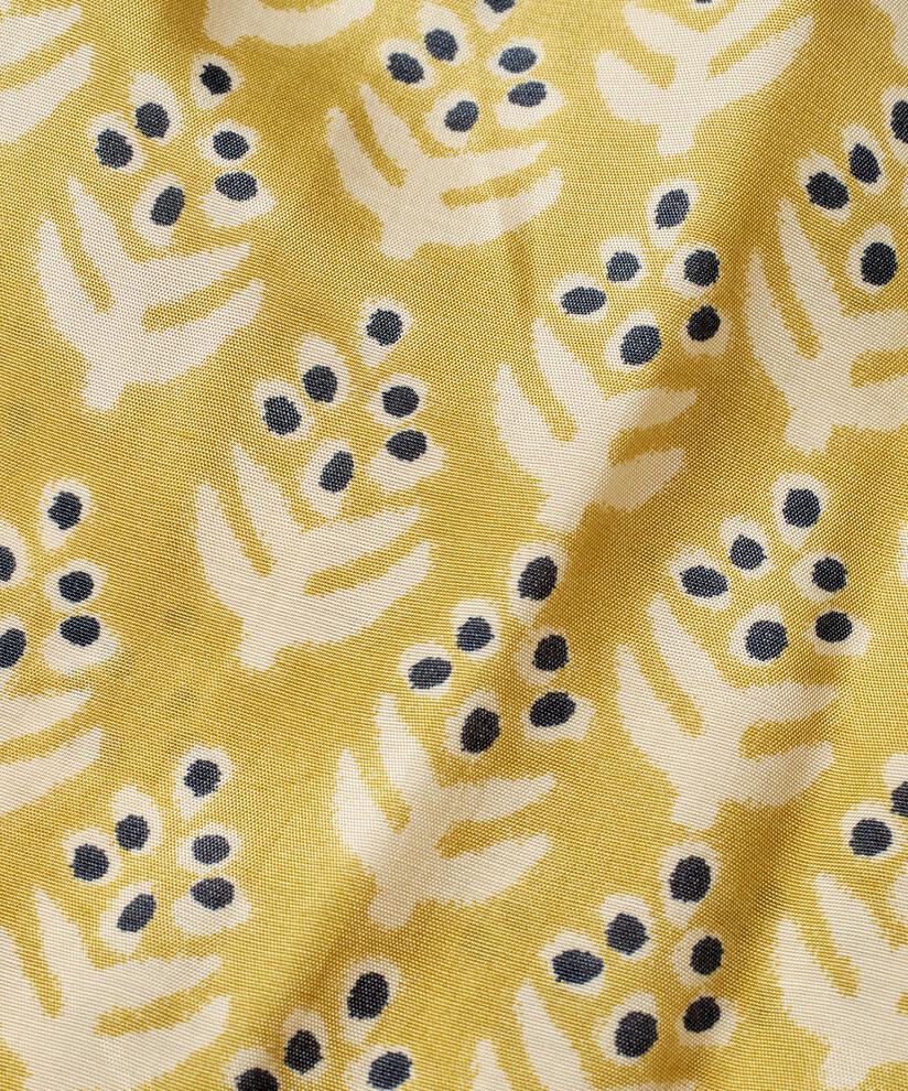 tunique en viscose à manches longues avec patte de boutonnage, Burnish Gold