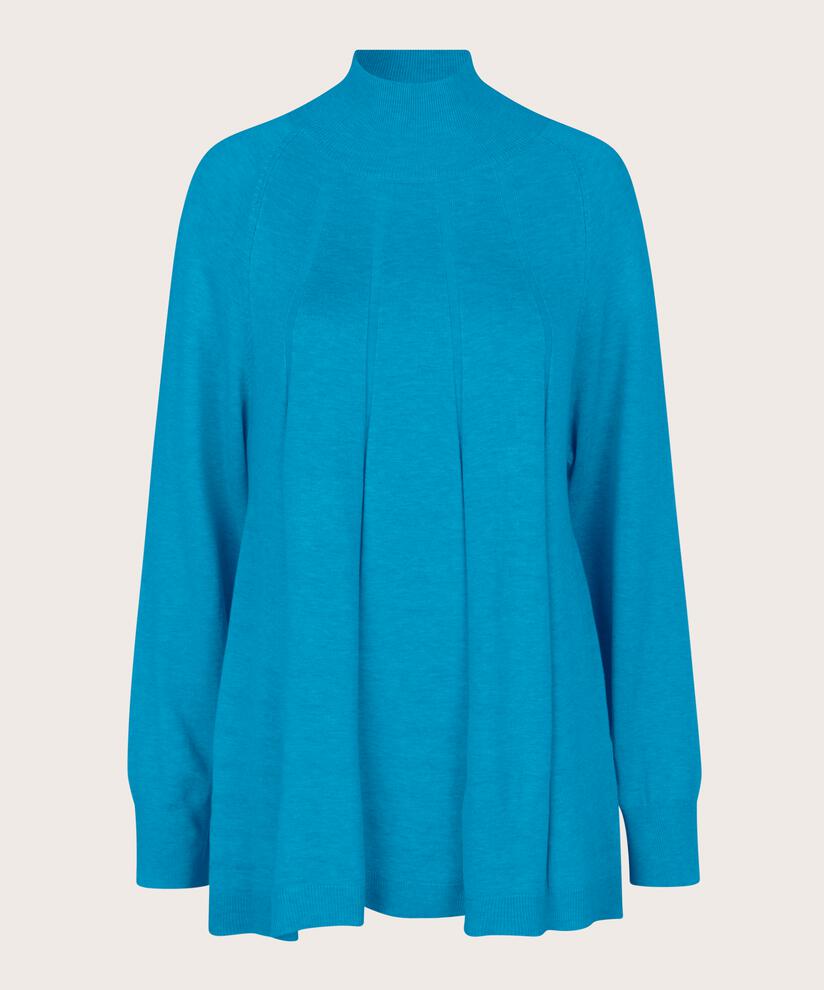 pull en maille fine avec plis et col, Celestial