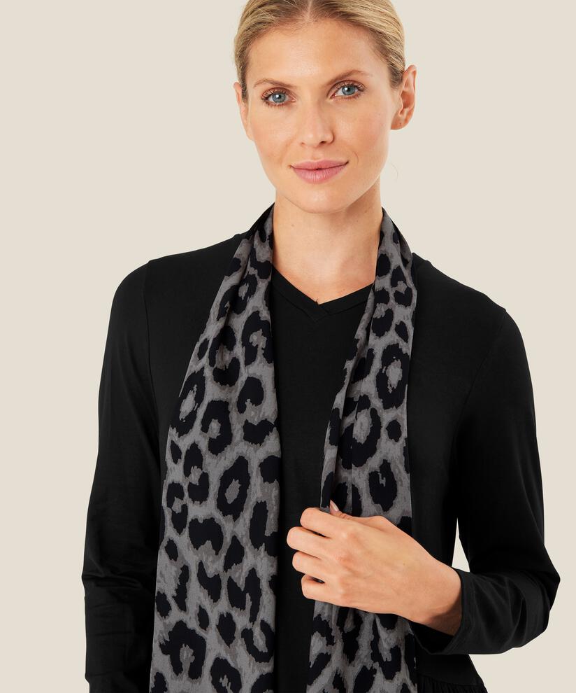 Foulard en viscose, Steel Grey