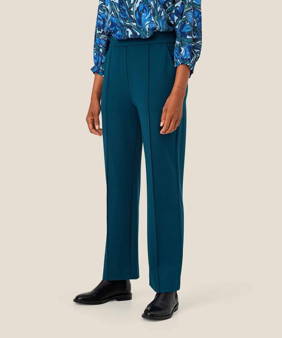 Pantalon En Jersey Avec Plis Cousus, Reflect Pond