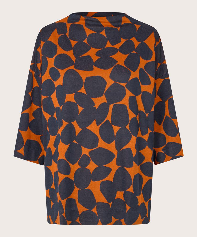 top en jersey féminin à manches 3/4, Autumnal