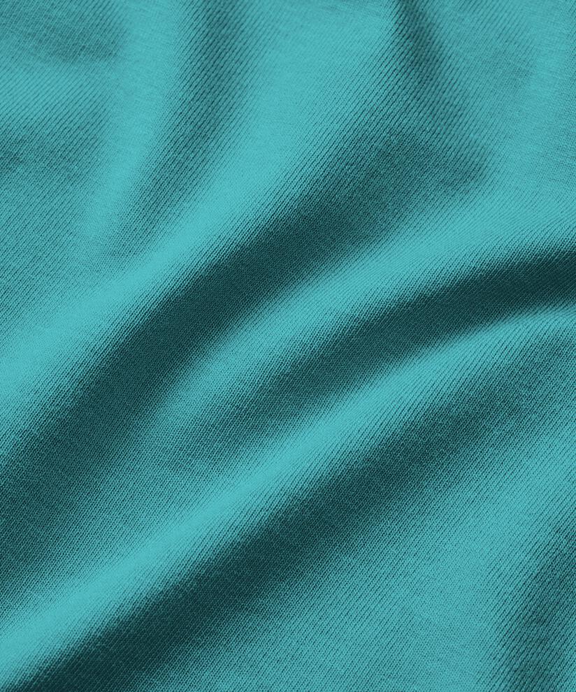 Top En Jersey Sans Manches À Col Rond, Teal