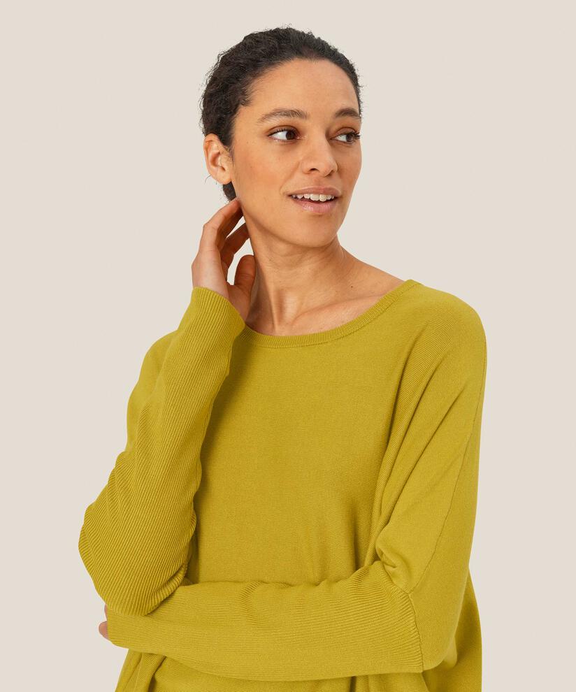 Pull Oversize À Manches Étroites, Burnish Gold