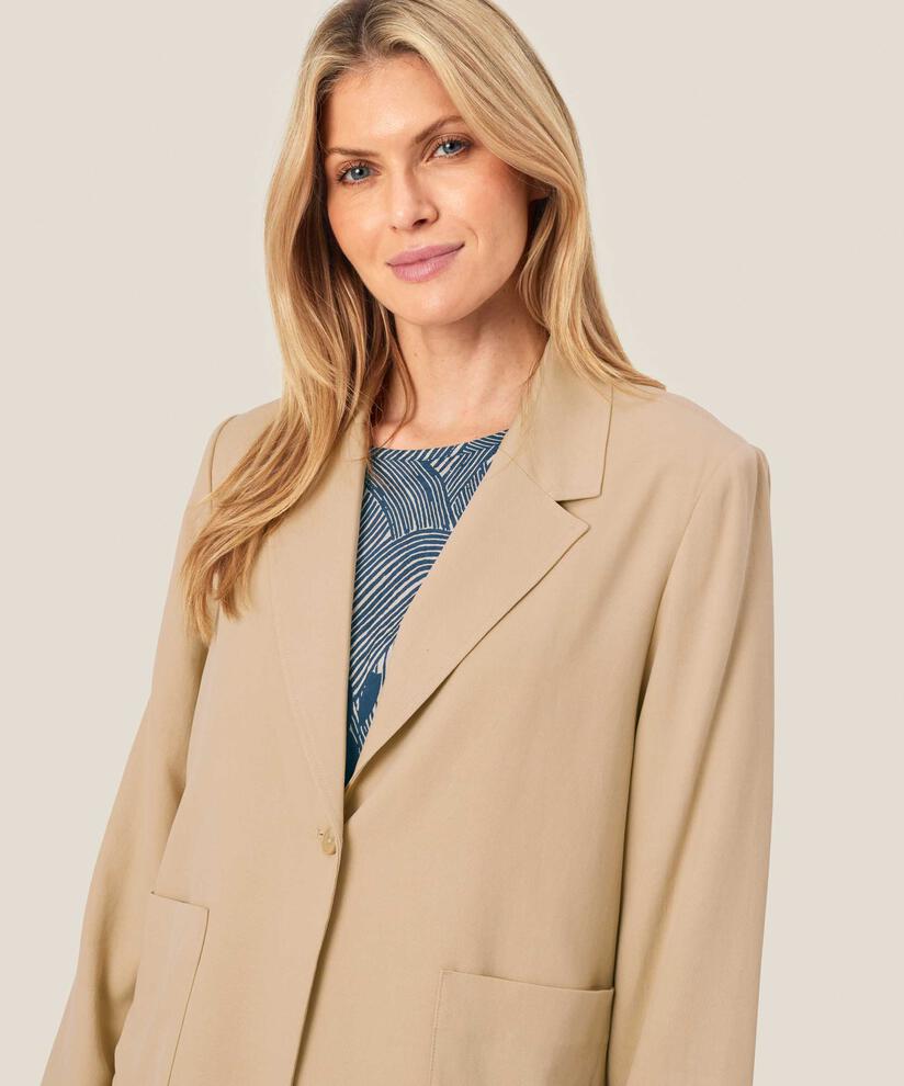 blazer avec élastique au dos, Safari