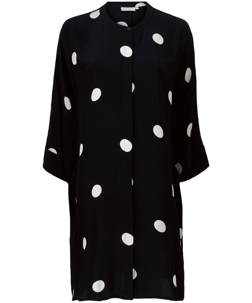 IOSETTA SHIRT DRESS, Black