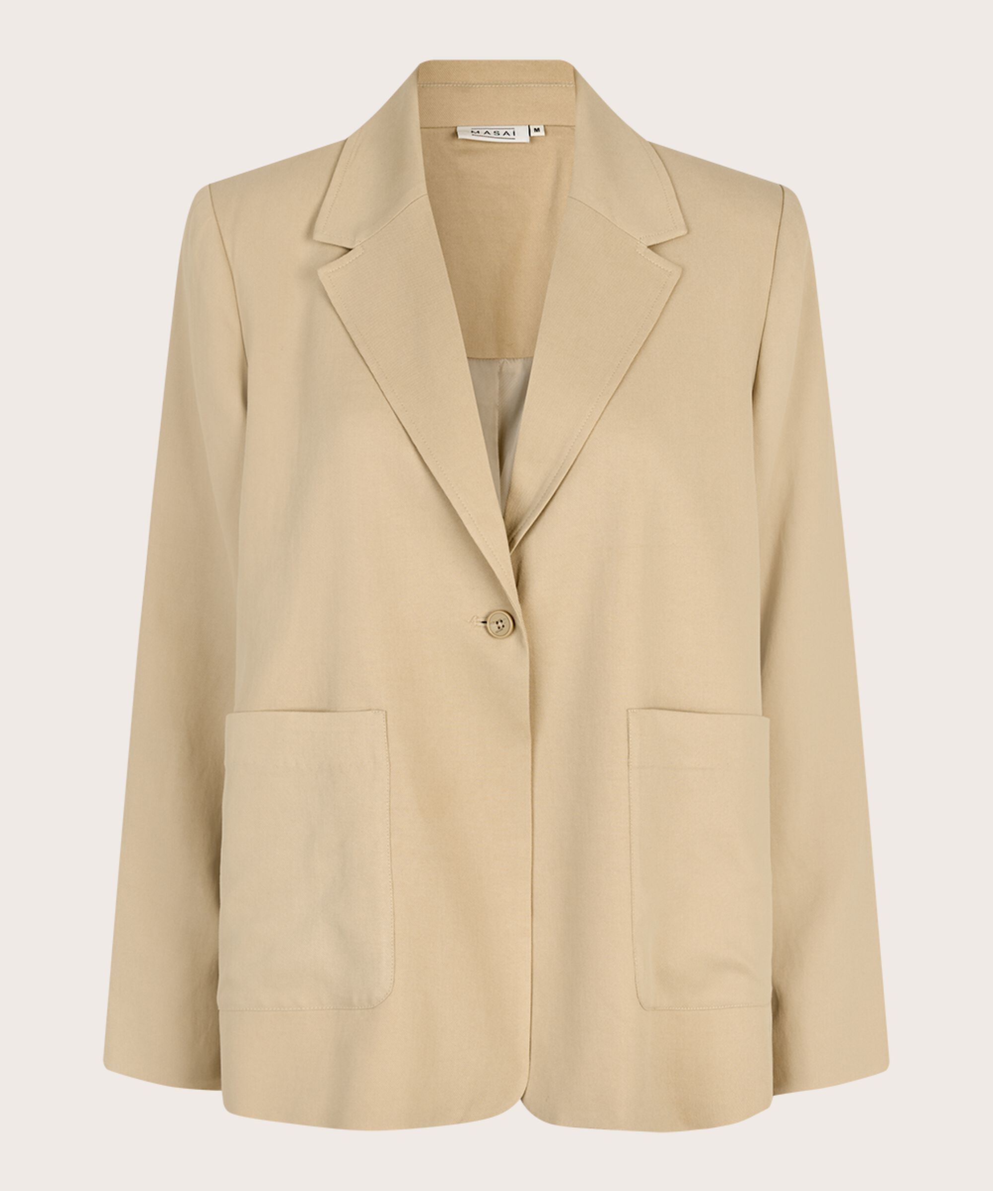 blazer avec élastique au dos, Safari