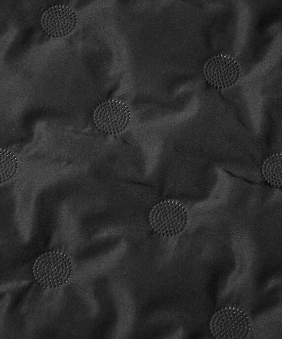 gilet matelassé avec fermeture à bouton-pression, Black