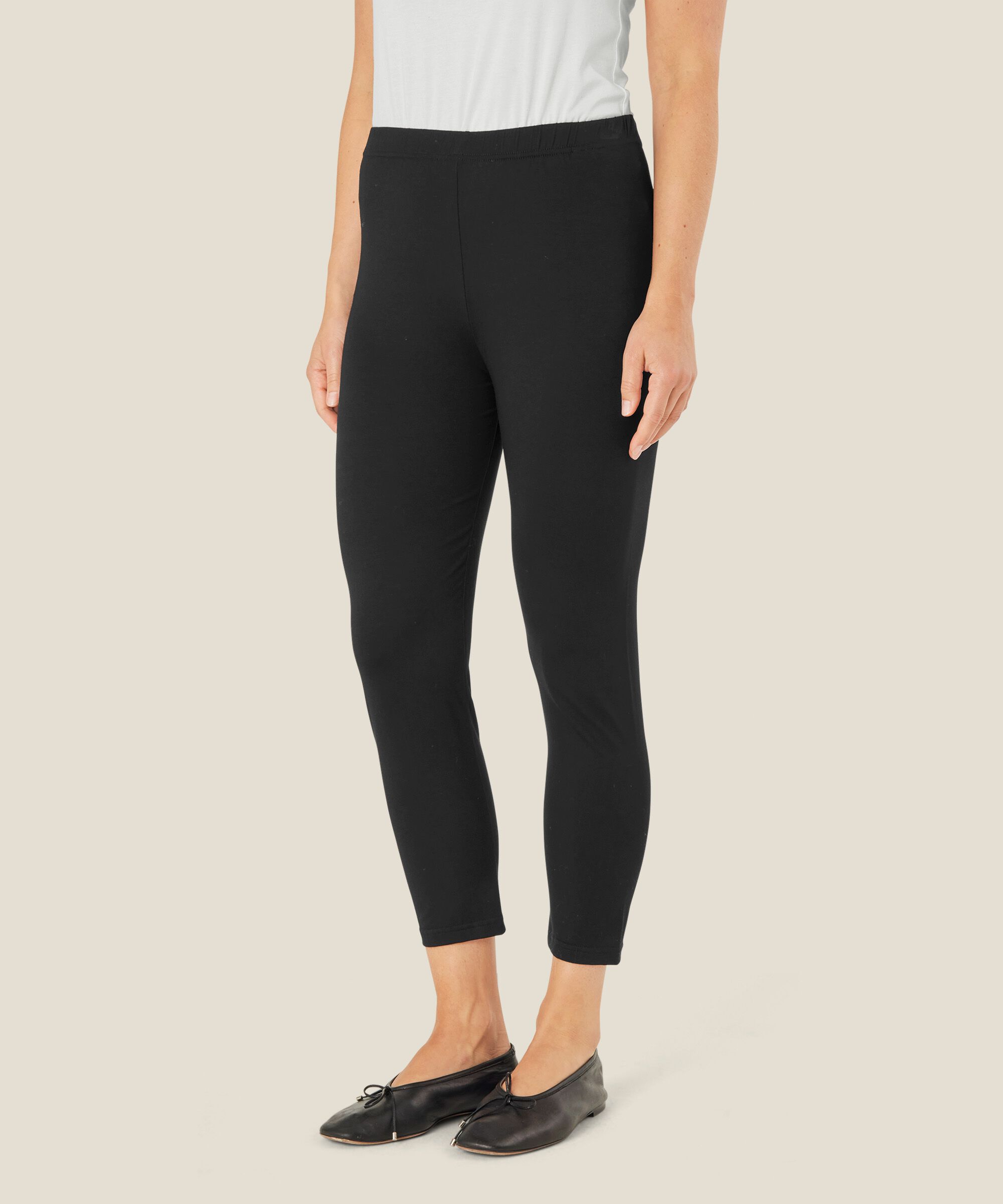 Legging En Jersey Doux, Black
