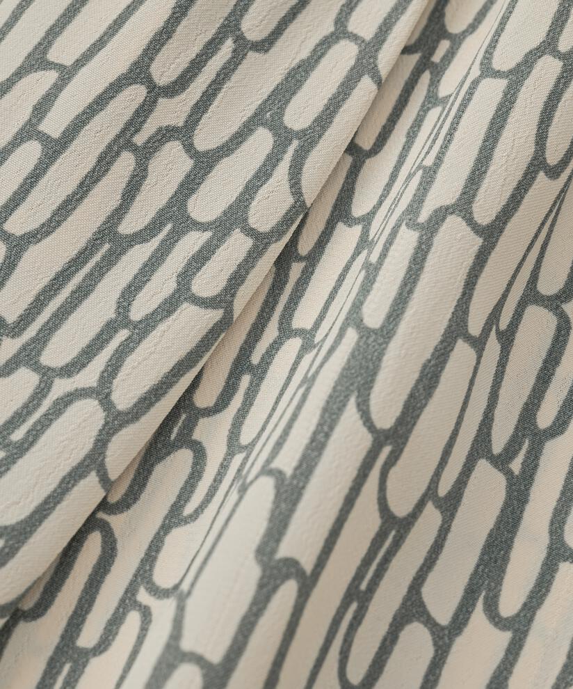 tunique en viscose avec col v et mollet, Balsam Green