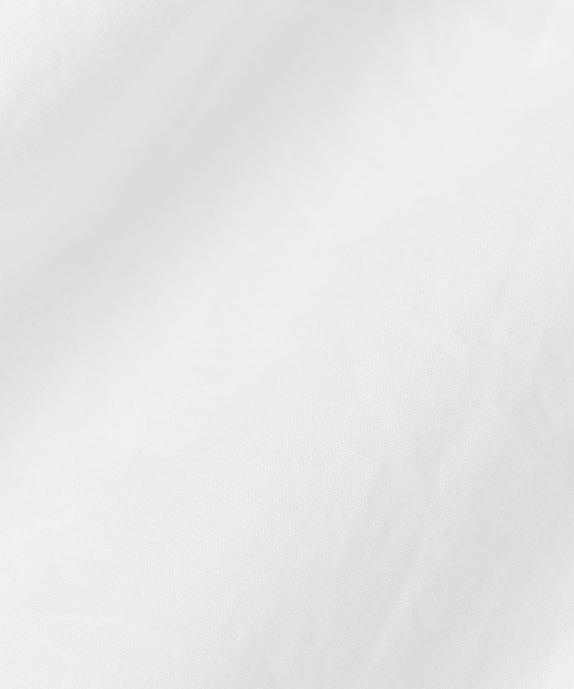 Chemise Classique En Coton À Bords Arrondis, White