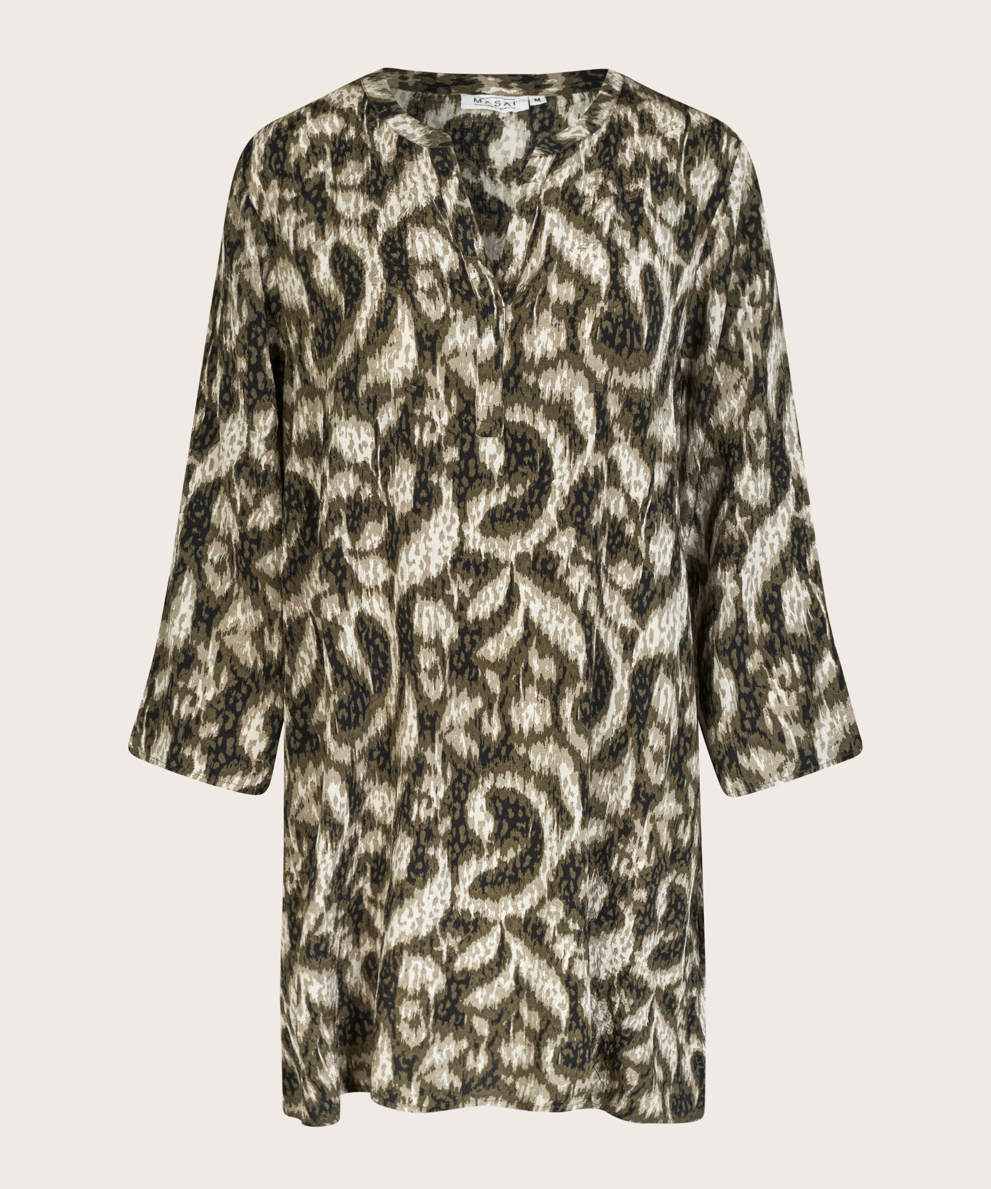 Tunique En Viscose Imprimée À Manches Trois-quarts, Sea Turtle