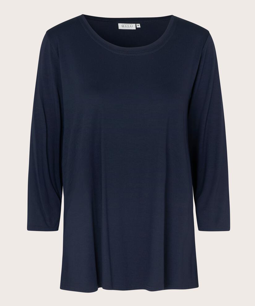 Top En Jersey Á Col Rond, Navy