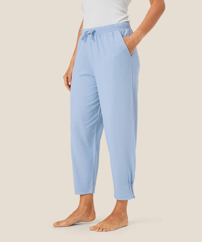 pantalon de jogging en jersey doux, Blue Fog