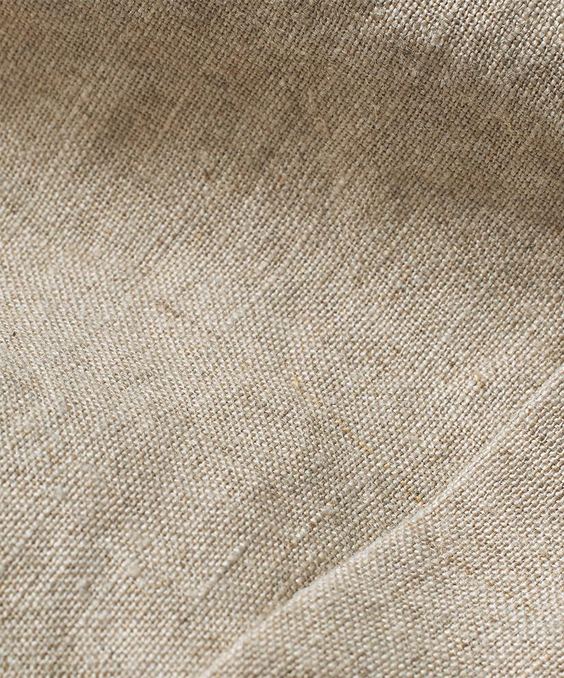 Blouse en lin avec poche avant, Natural