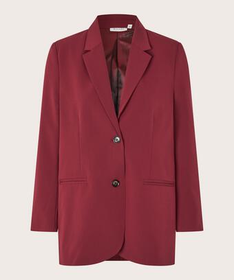 Blazer Avec Revers Et Boutons, Tawny Port