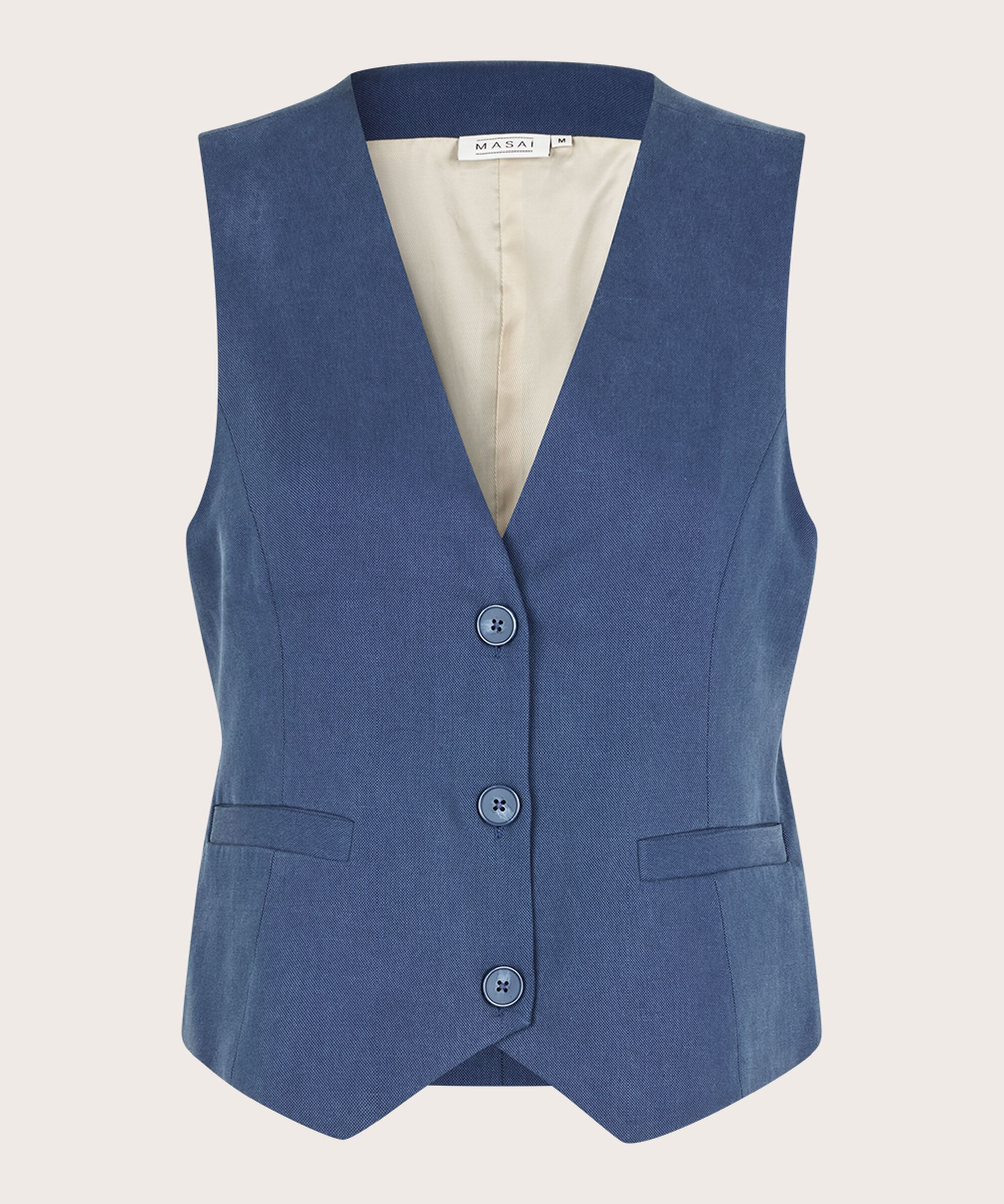 gilet féminin en mélange de coton, Sargasso Sea
