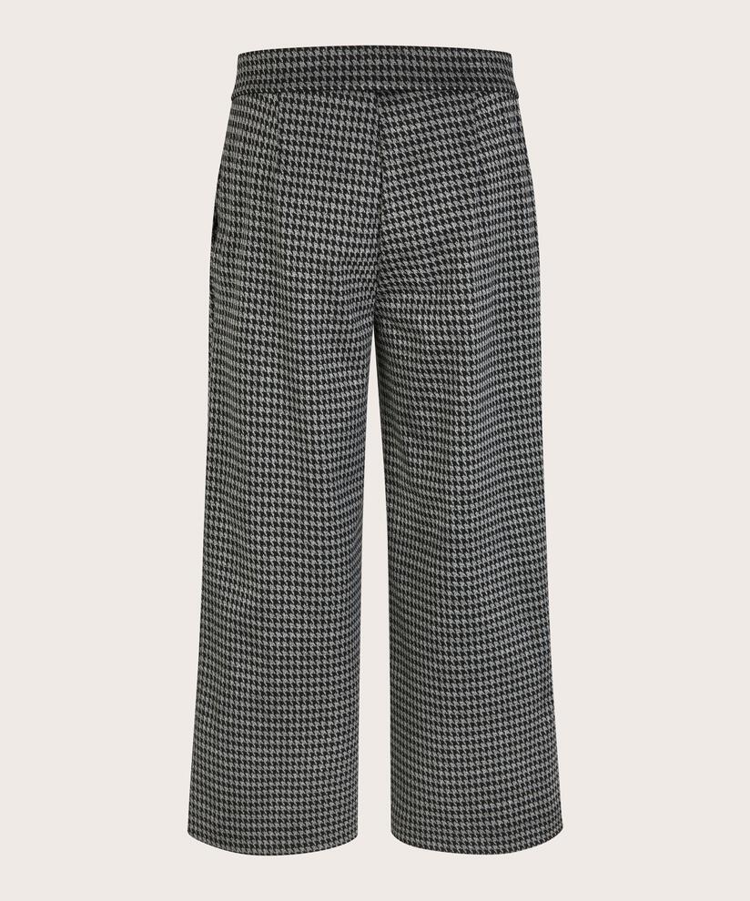 Pantalon En Jersey Épais Avec Poches, Black