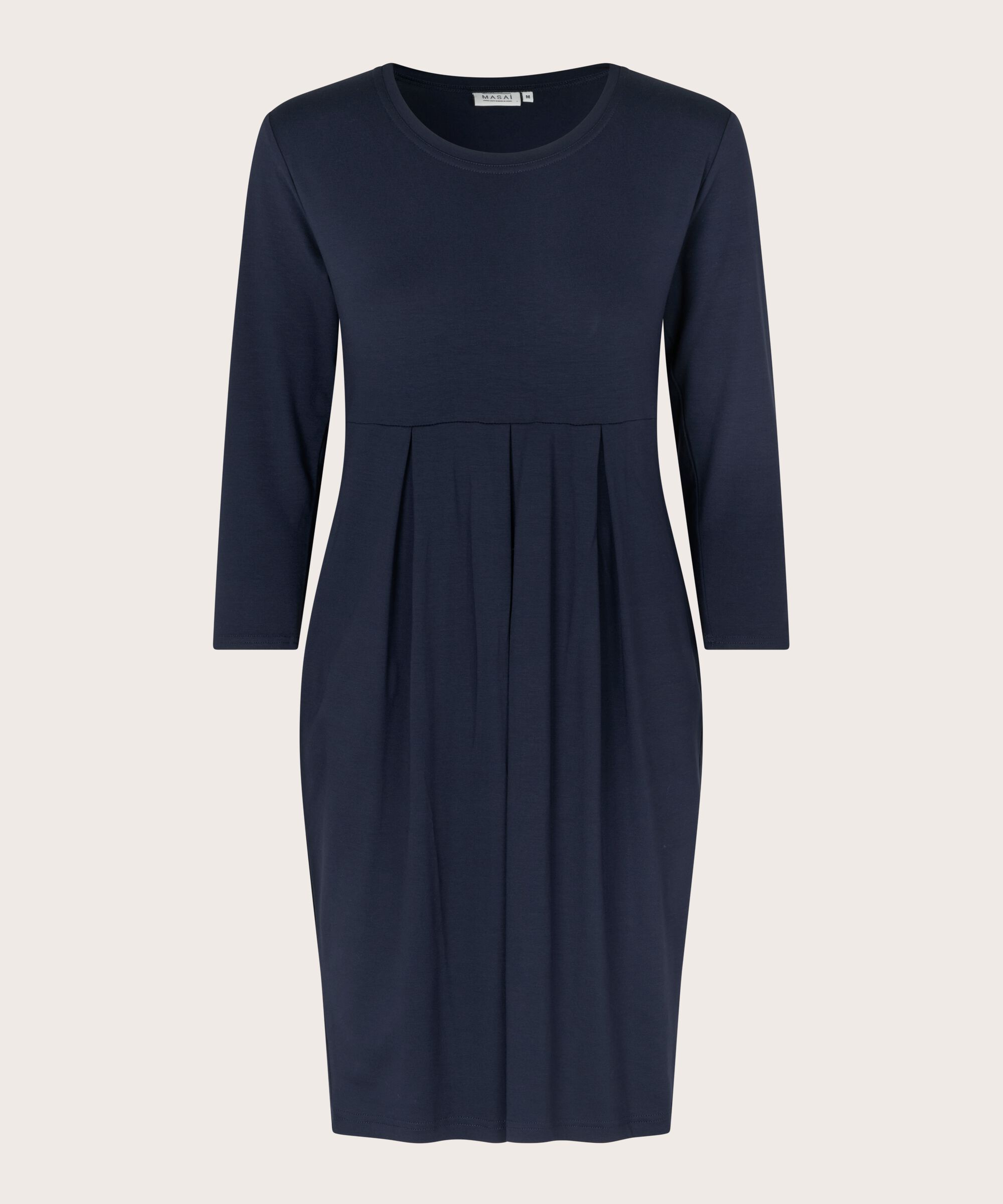 robe tulipe en jersey , Navy