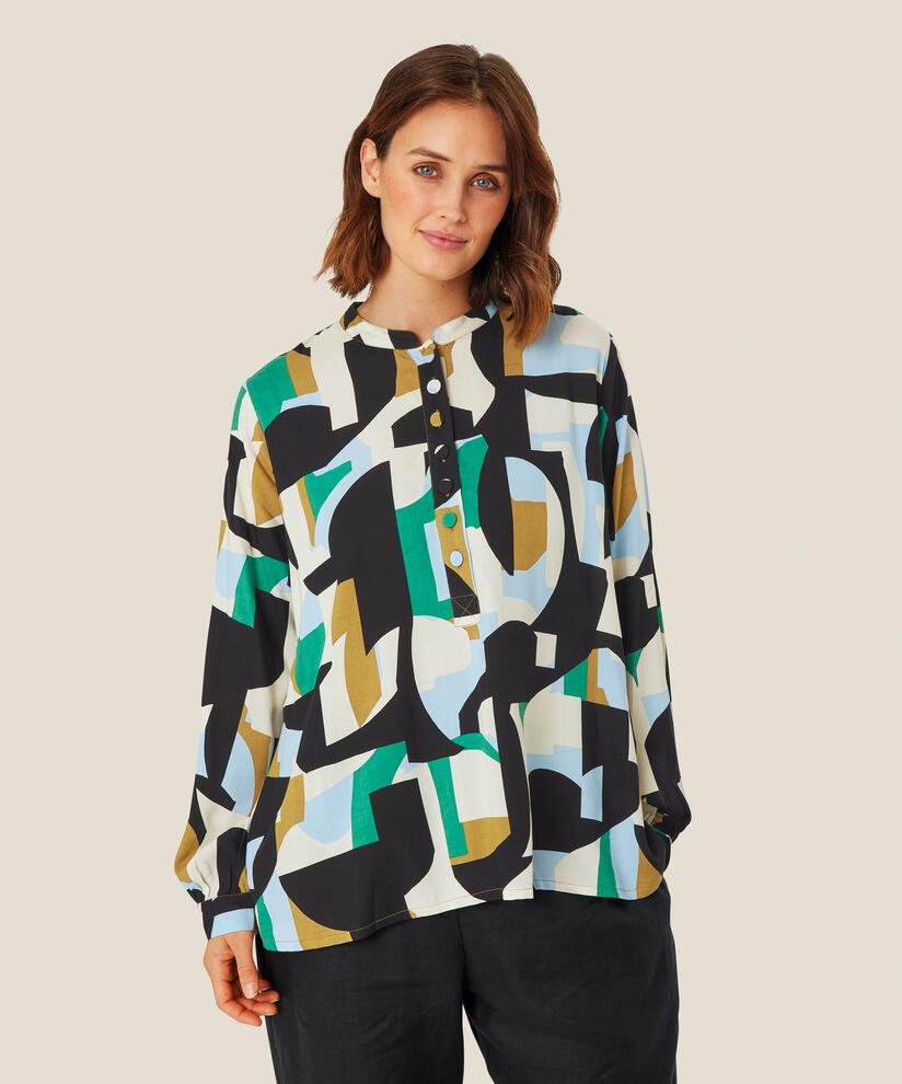 Blouse En Viscose À Boutons, Greenlake