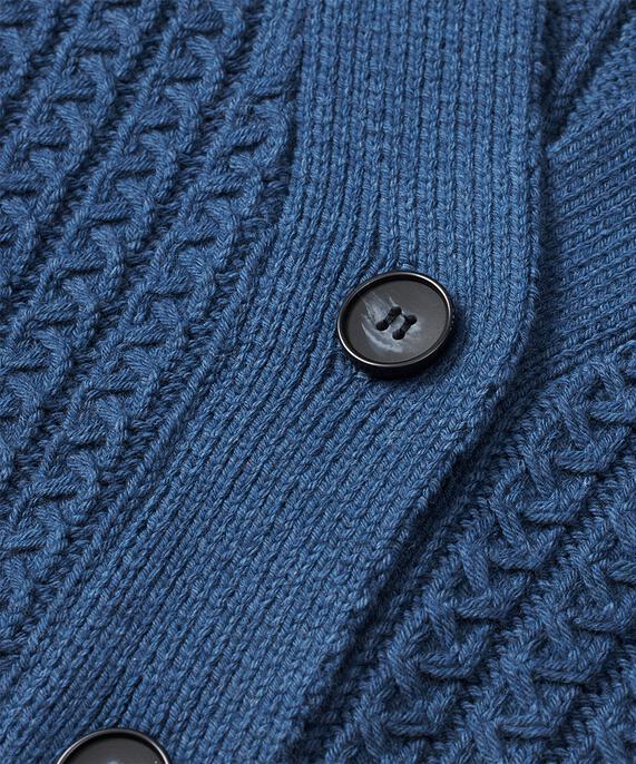 gilet court avec motif tricoté et boutons, Sargasso Sea