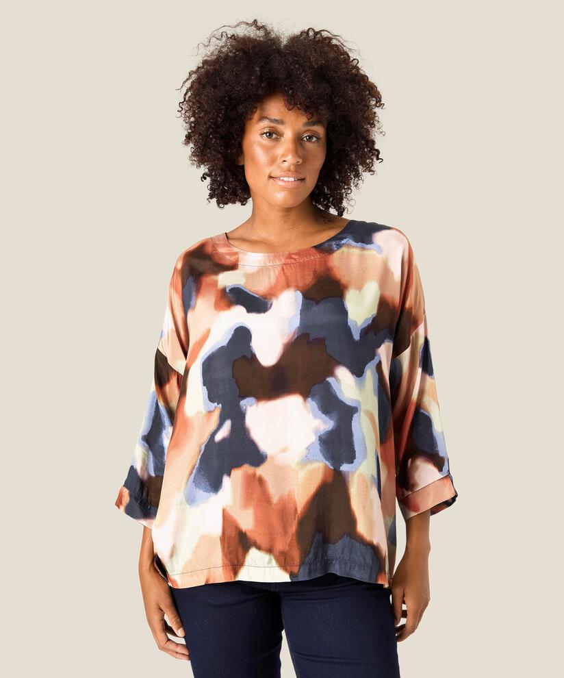 Becca Blouse, Rose Smoke