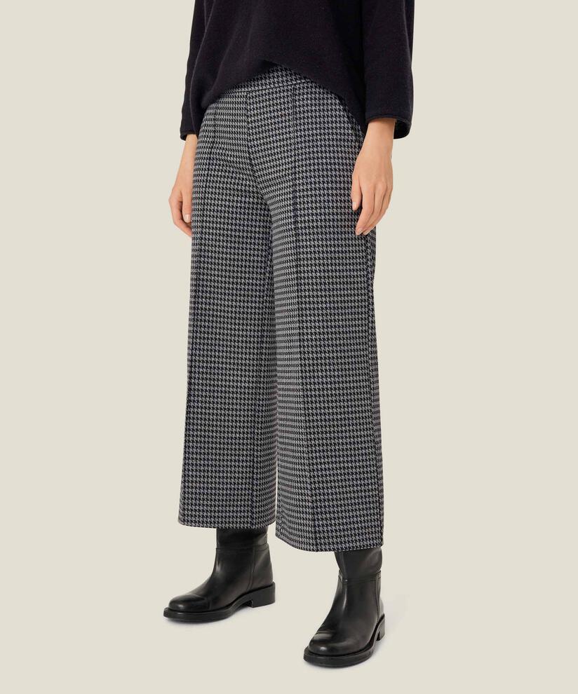 Pantalon En Jersey Épais Avec Poches, Black