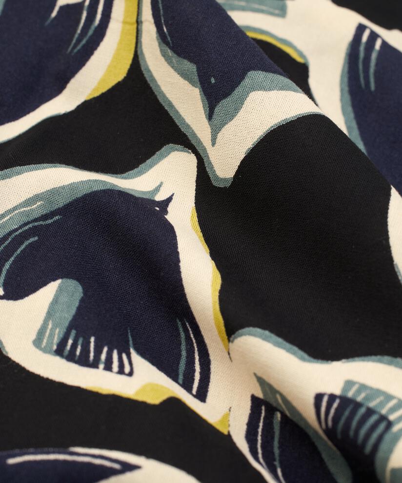 Robe Avec Encolure En V Et Poches Fendues, Maritime Blue