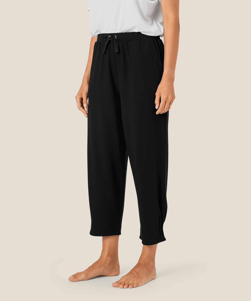 pantalon de jogging en jersey doux, Black