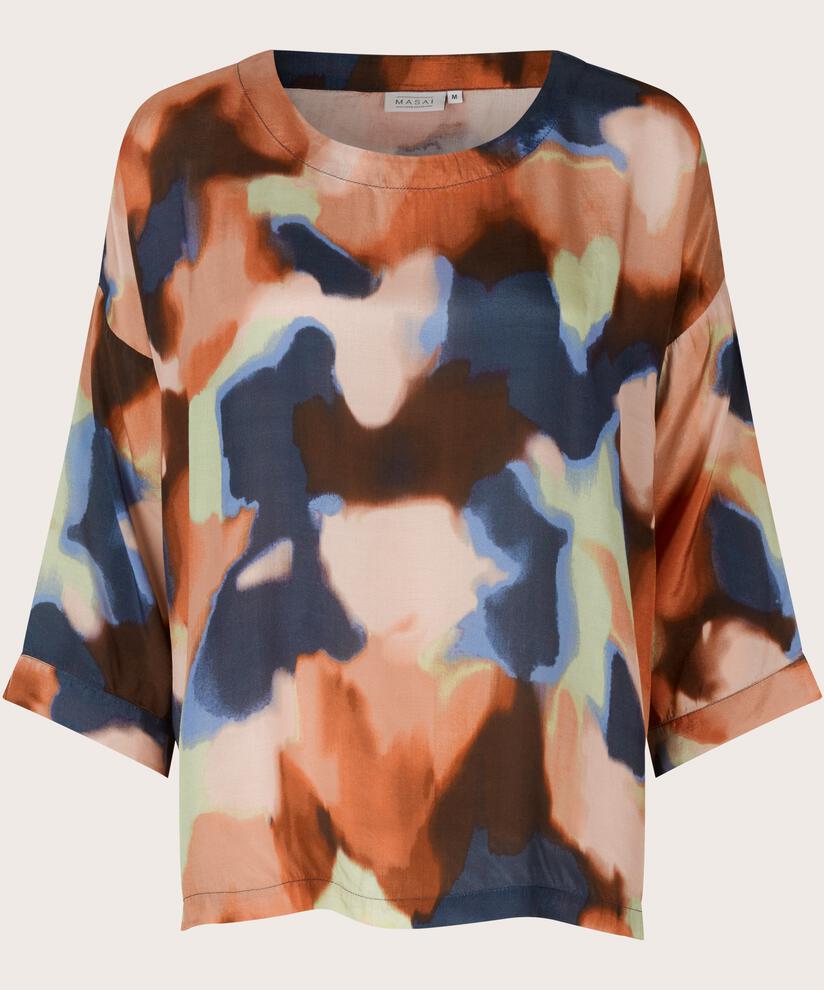 Becca Blouse, Rose Smoke
