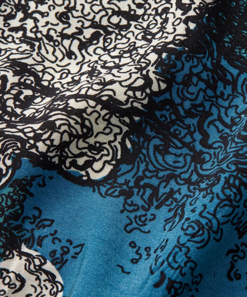 tunique en viscose imprimée avec poches fendues, Celestial