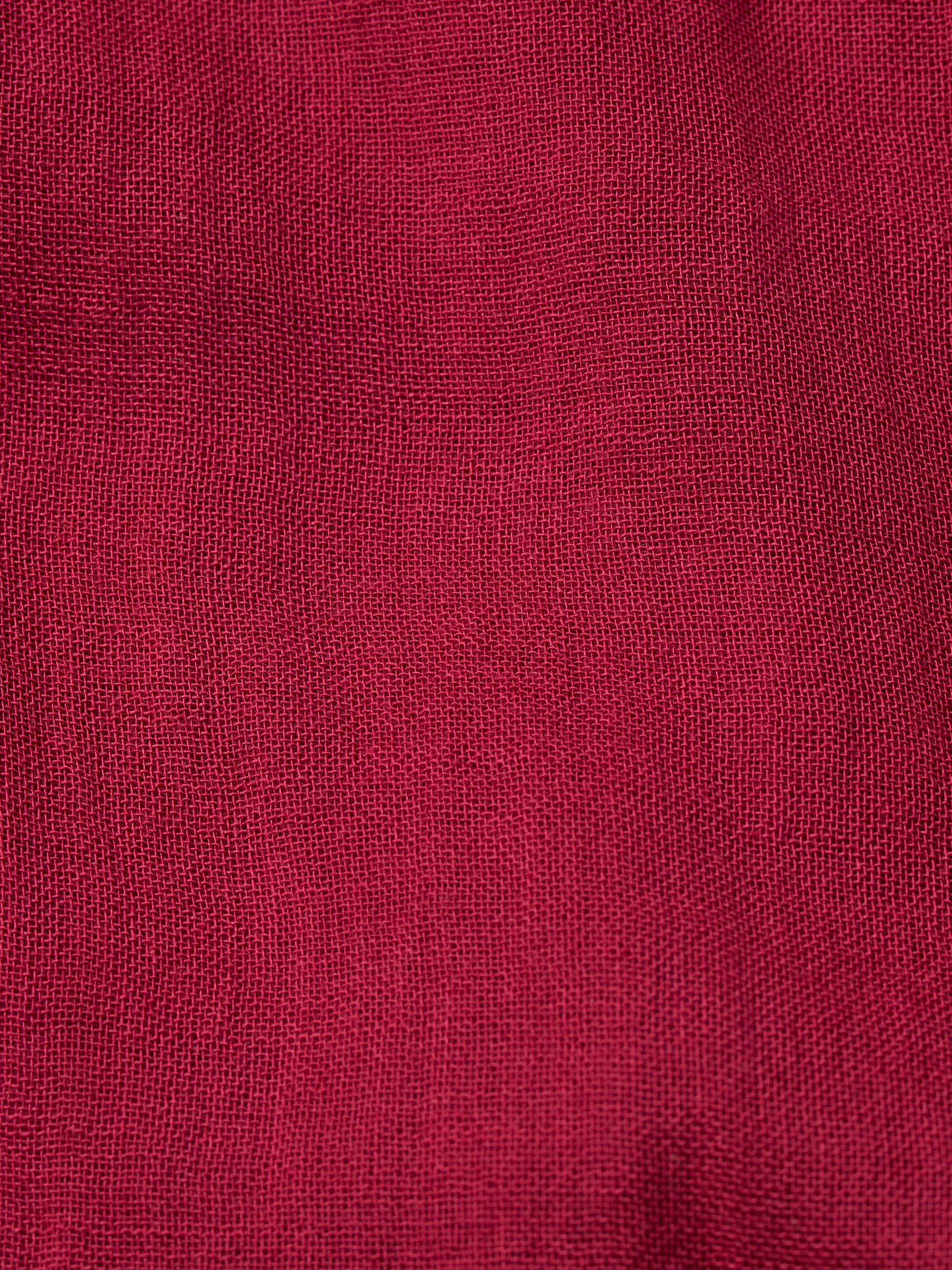 &Eacute;charpe En Coton Doux, Beet Red