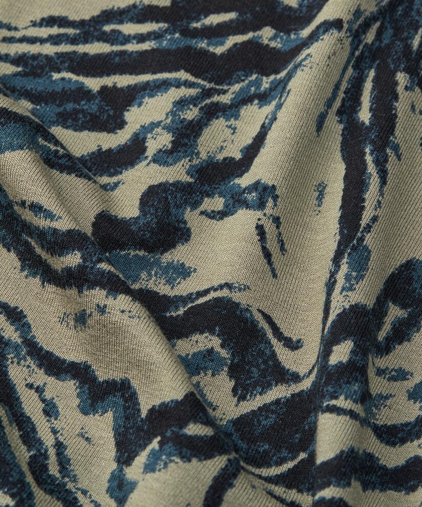 robe tulipe en jersey avec zip au cou, Vetiver