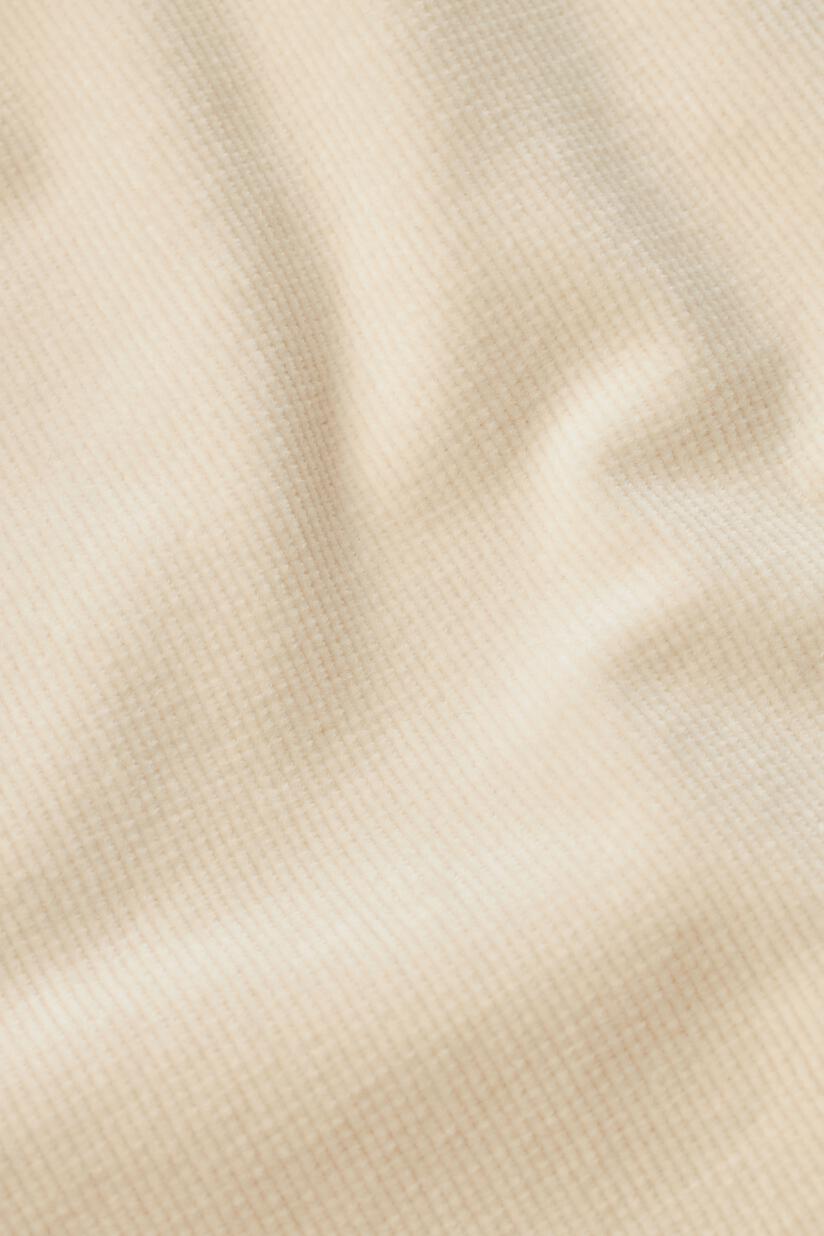 pantalon large en velours côtelé avec ceinture fixe, Fog