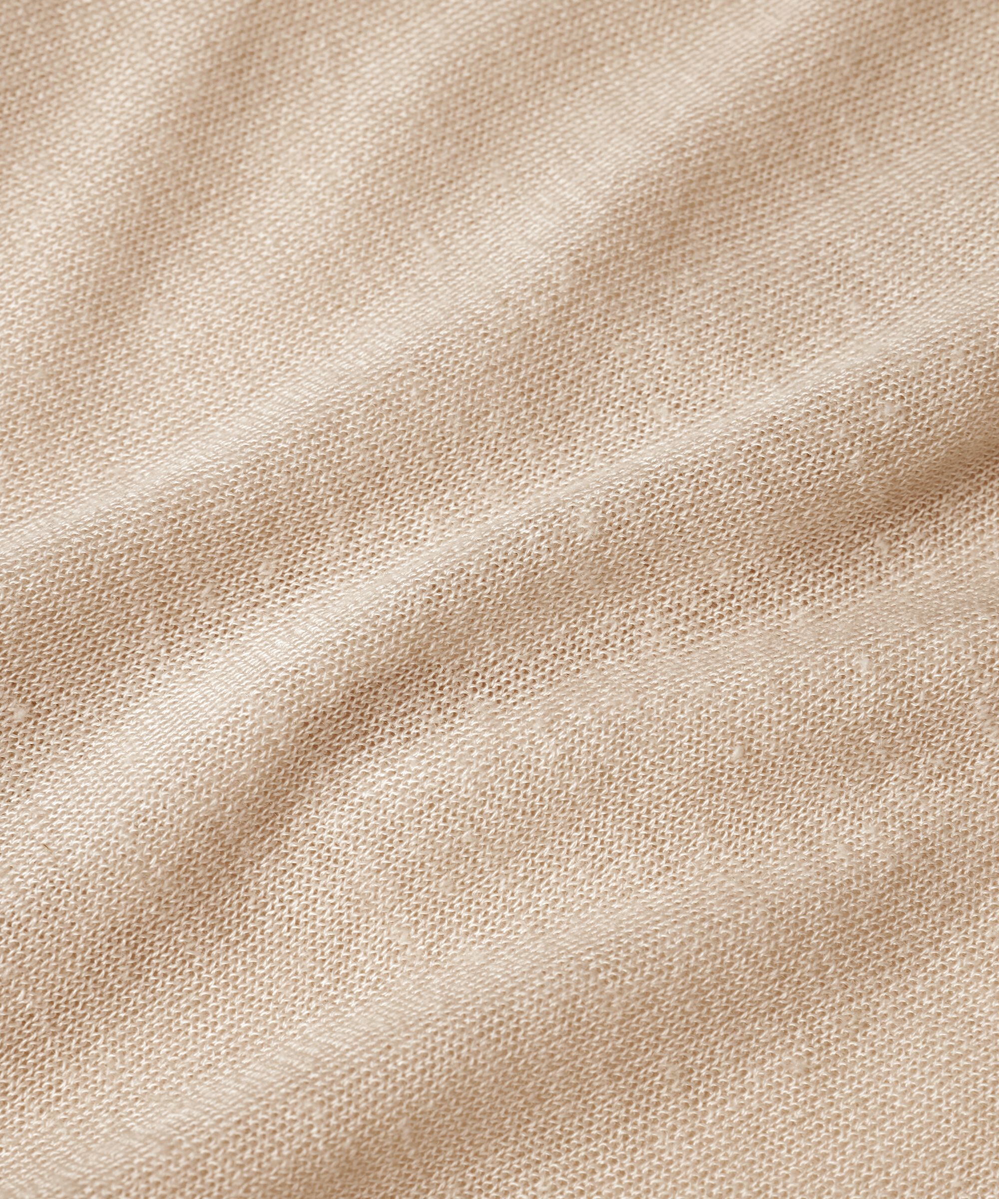 cardigan long tricoté en mélange de lin, Natural