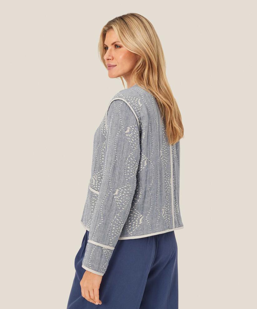 veste avec motif brodé et détails de boutons, Sargasso mel.