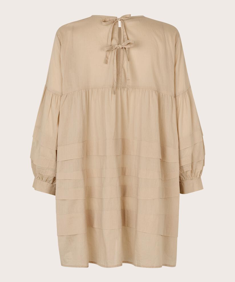 tunique en coton léger avec liens au col, Safari