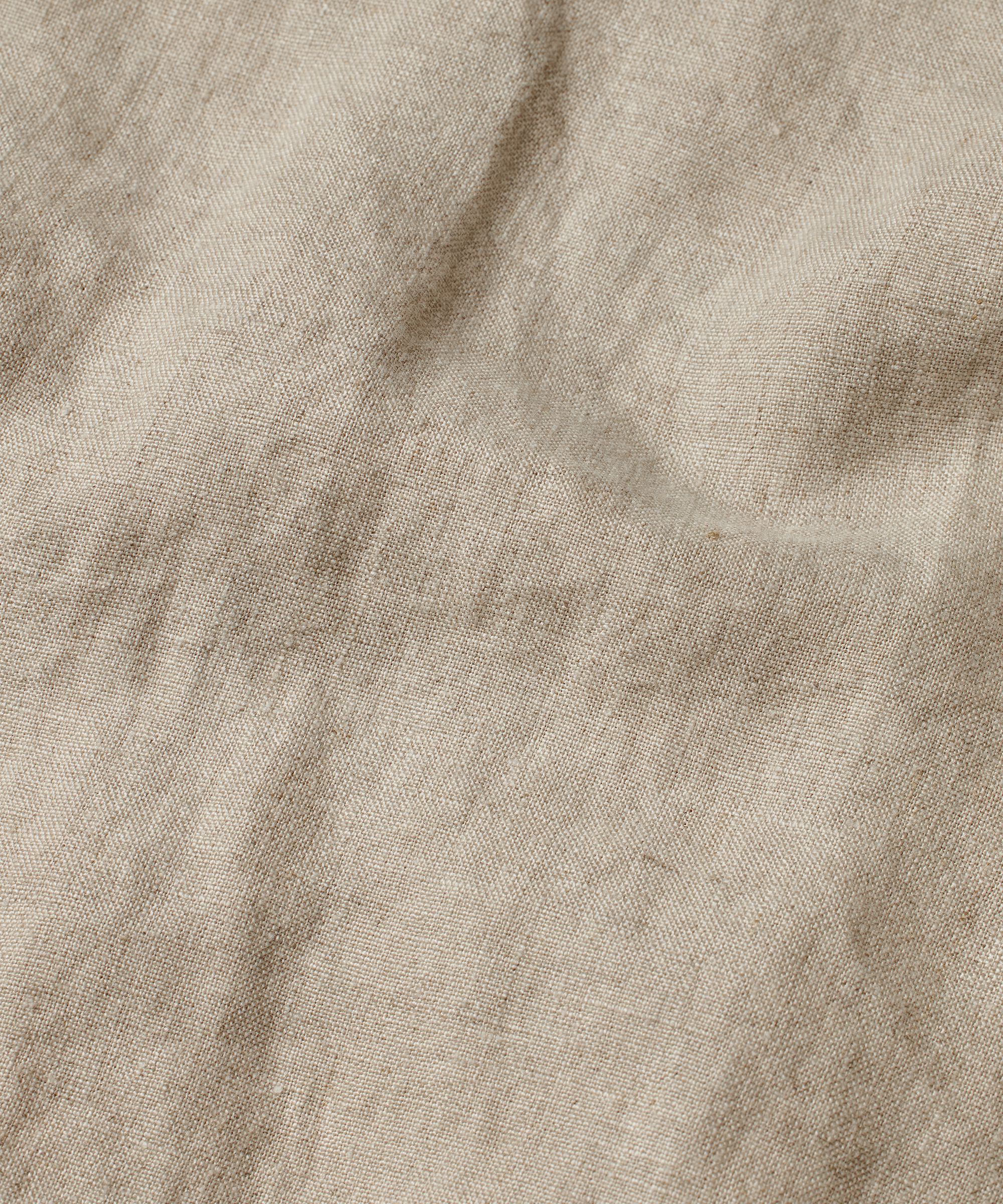 veste en lin avec lien à la taille, Natural