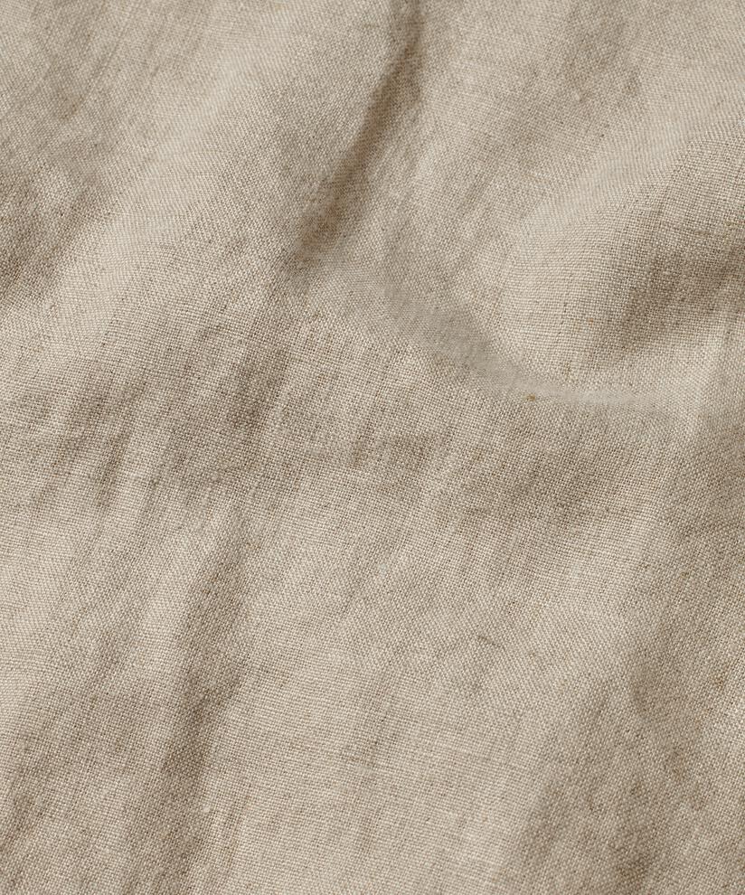 veste en lin avec lien à la taille, Natural