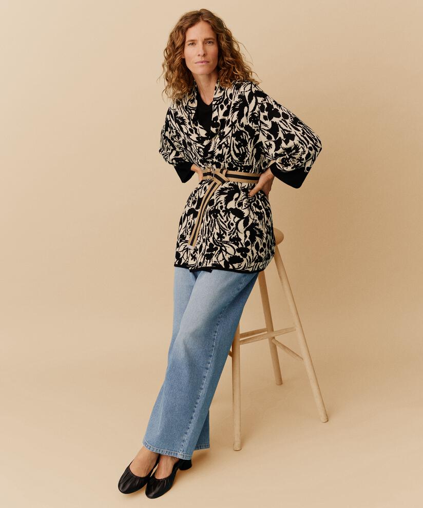 jean stretch et jambes larges, Light Denim