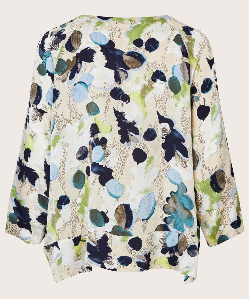 blouse en viscose à col v, Fog