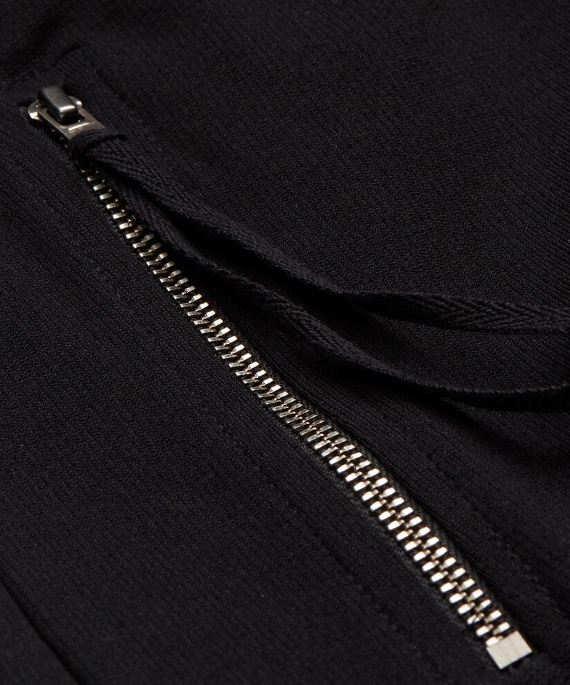 pantalon en jersey avec taille élastique, Black