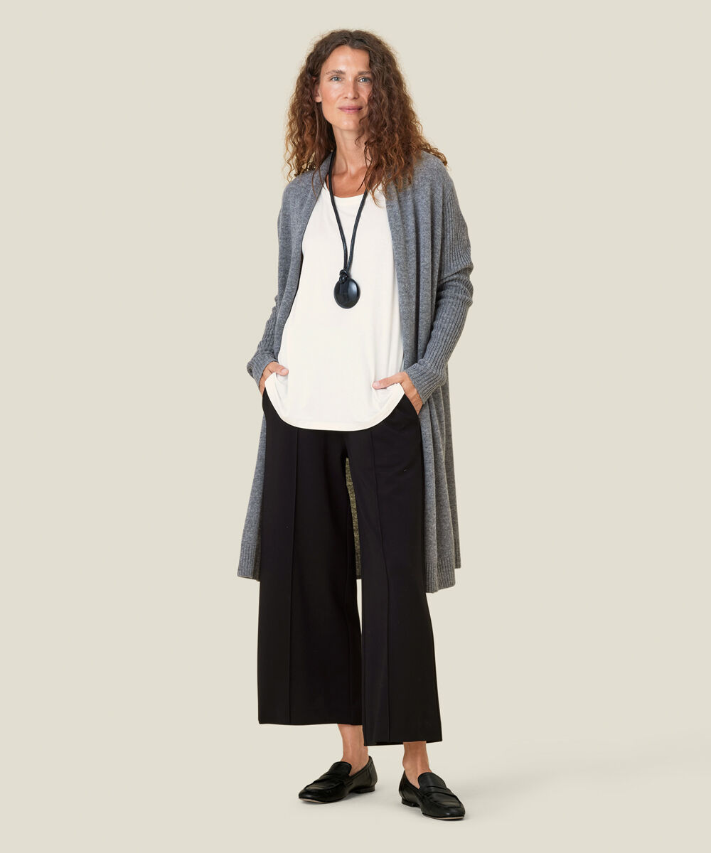 LEMPI CARDIGAN, M. Grey mel.